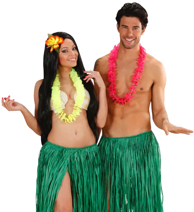 "COLLANA FLUORESCENTE HAWAÏAN" 4 coul.