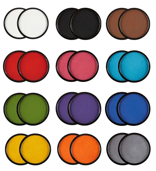 Palette Trucco Aqua 24 Colori – 10 ml – Palette Trucco per Costume