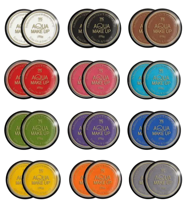 Palette Trucco Aqua 24 Colori – 10 ml – Palette Trucco per Costume