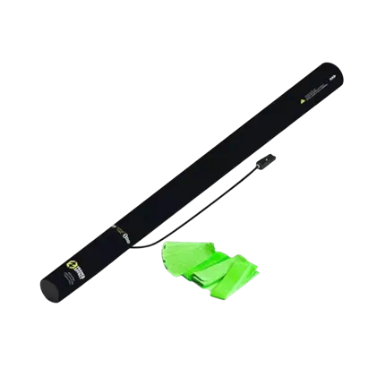 Cannone sparacoriandoli elettrico 80 cm - Verde fluo