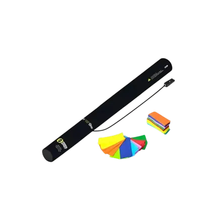 Cannone elettrico per coriandoli 40 cm - Multicolore