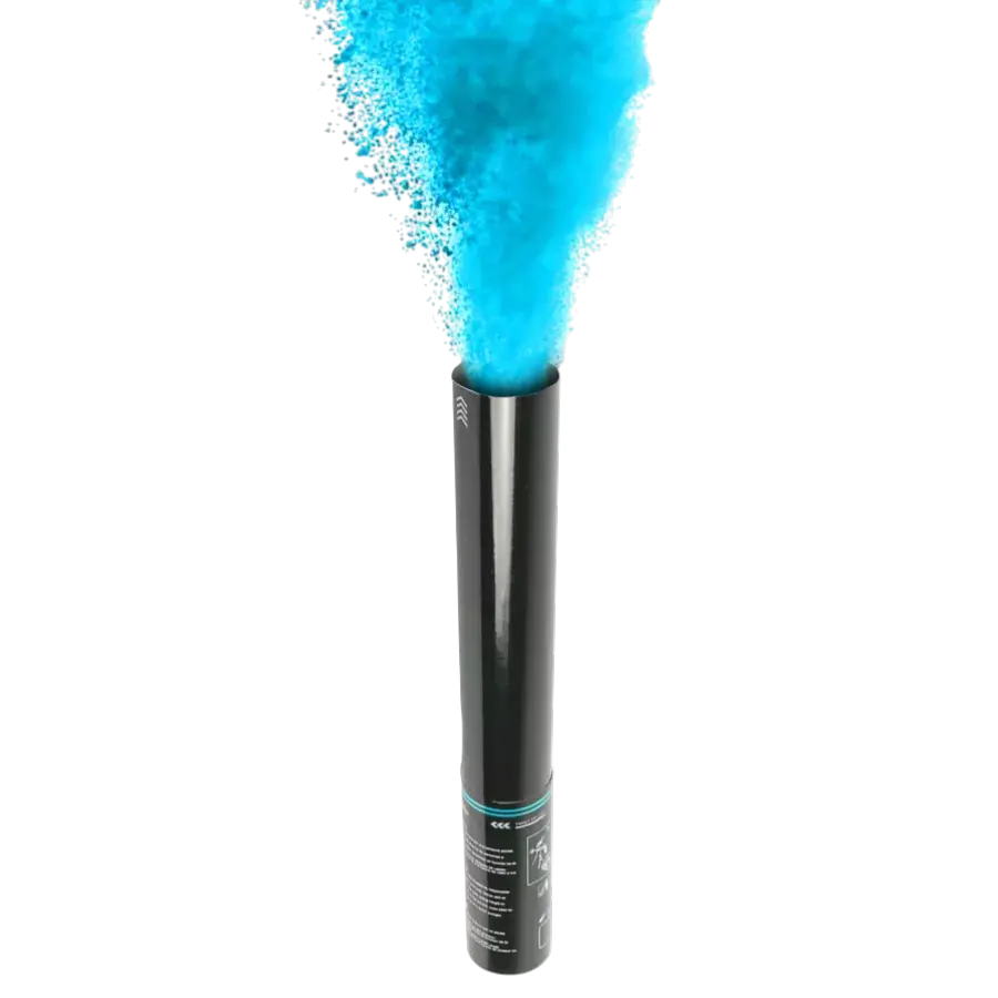 Cannone manuale a polvere Holi 40 cm - Blu