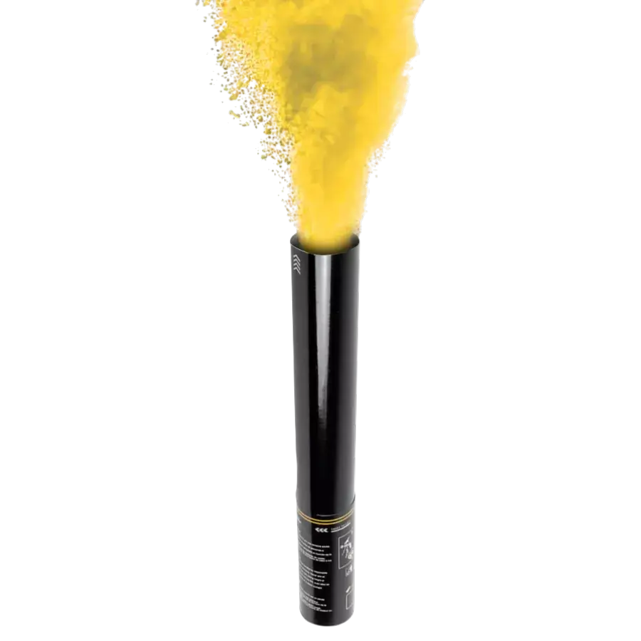 Cannone manuale a polvere Holi 40 cm - Giallo