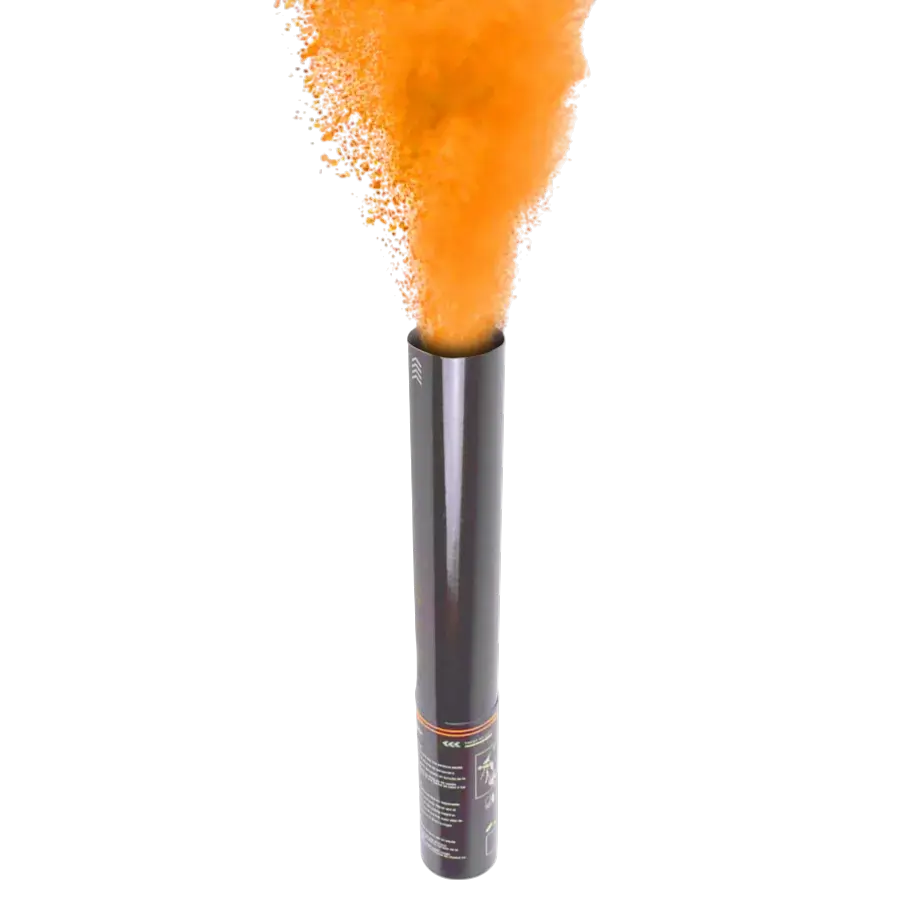 Cannone manuale a polvere Holi 40 cm - Arancione