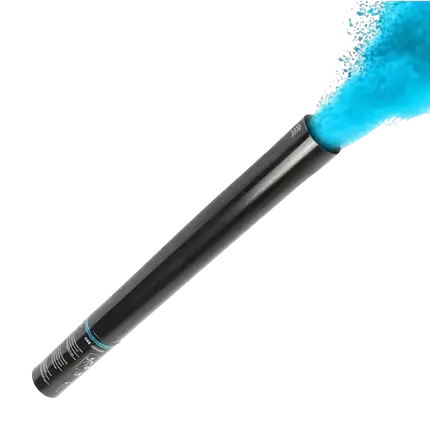 Cannone manuale per polvere Holi 80 cm - Blu