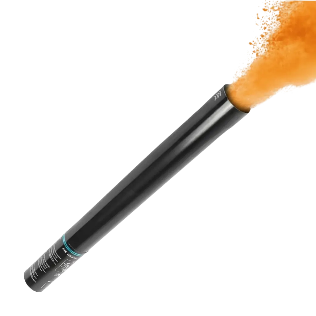Cannone manuale a polvere Holi 80 cm - Arancione