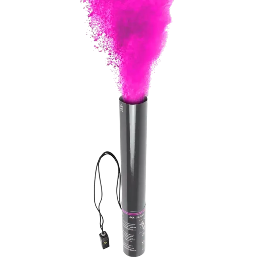 Pistola a polvere elettrica Holi 40 cm - Rosa