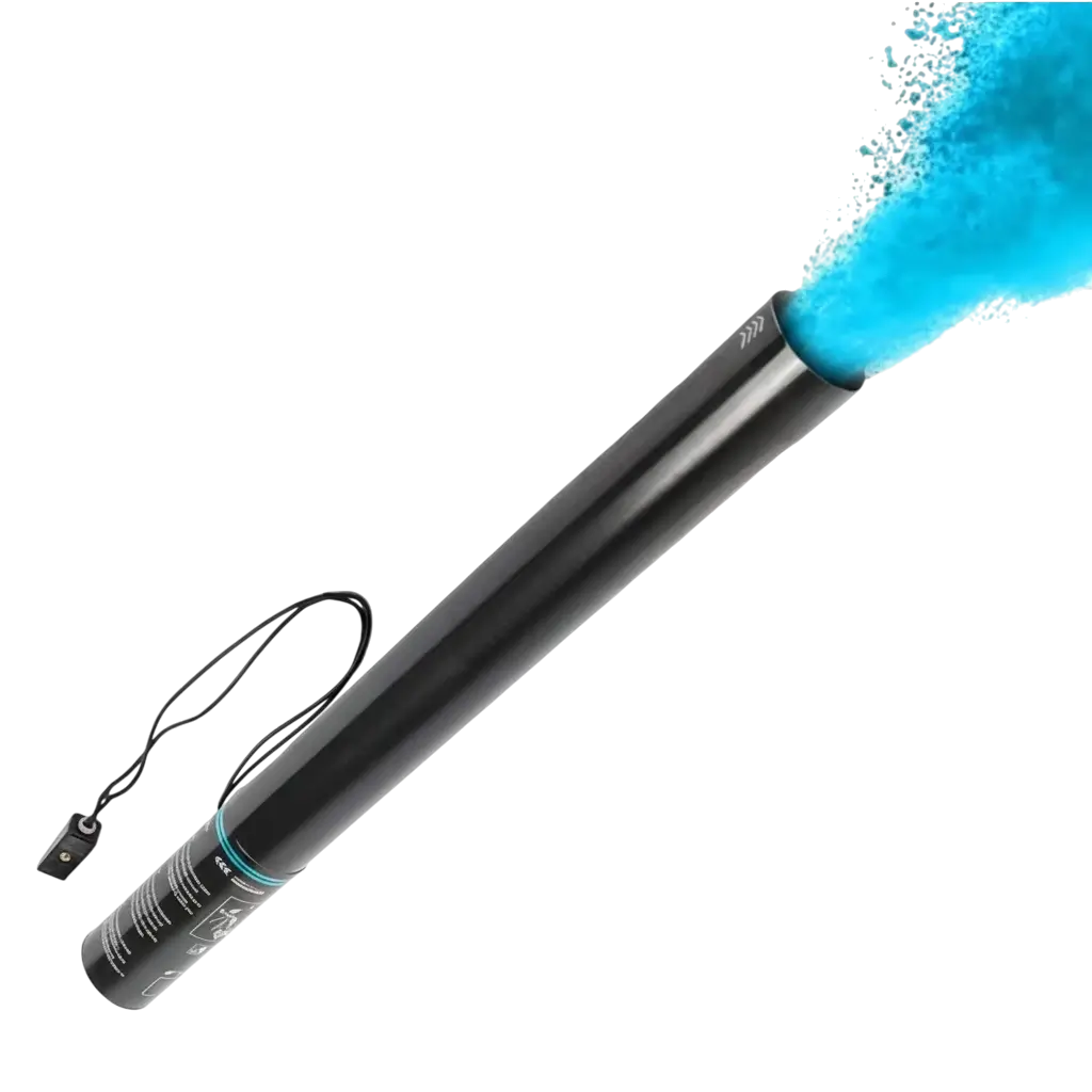 Pistola a polvere elettrica Holi 80 cm - Blu
