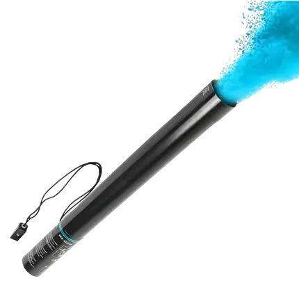 Pistola a polvere elettrica Holi 80 cm - Blu