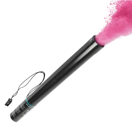 Pistola a polvere elettrica Holi 80 cm - Rosa
