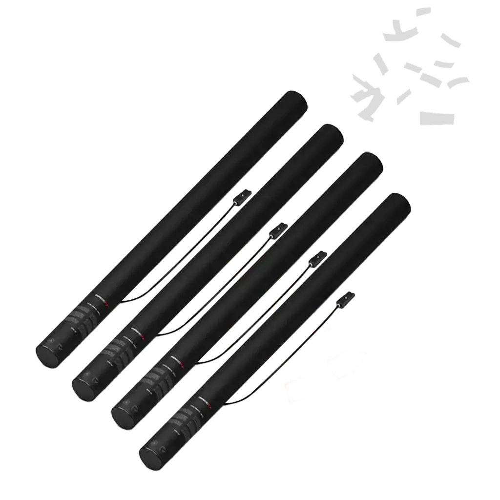 Cannone elettrico per coriandoli MAGIC FX 80 cm - Bianco