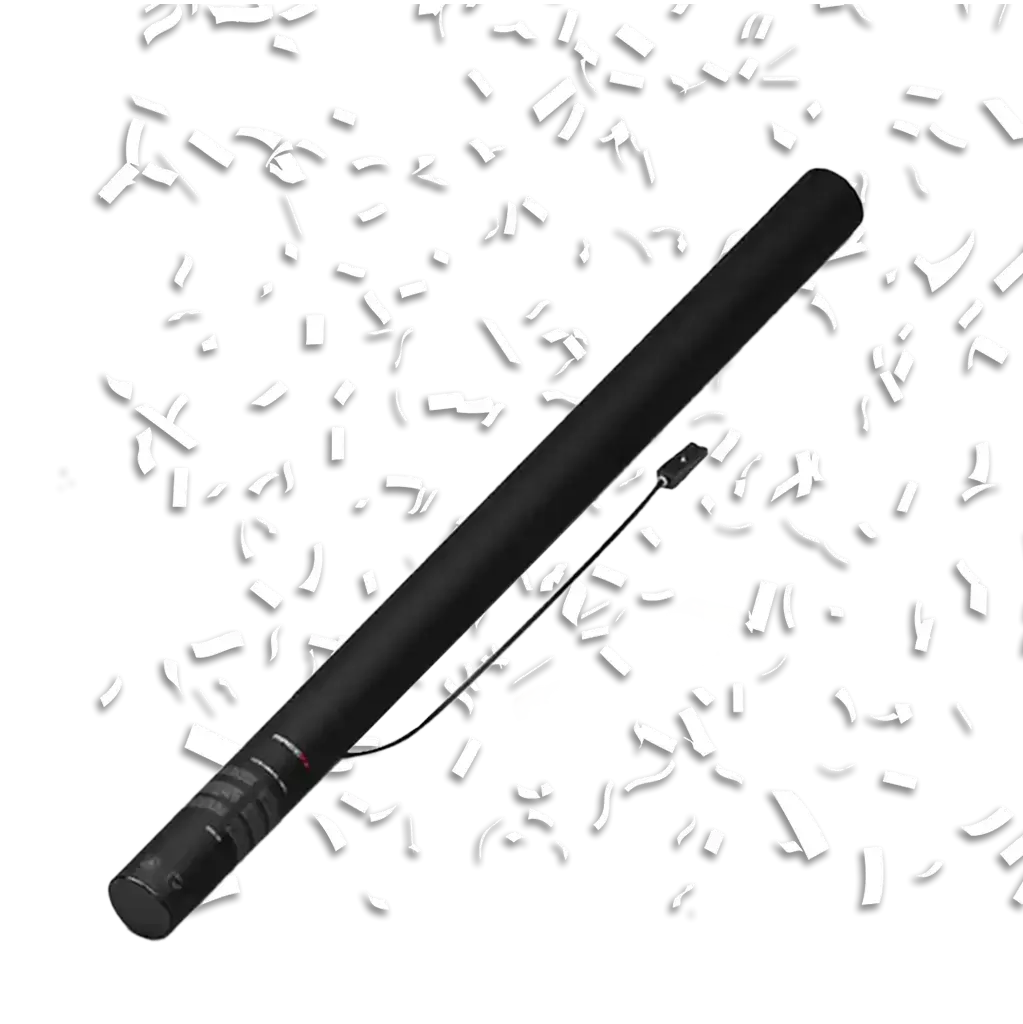 Cannone elettrico per coriandoli MAGIC FX 80 cm - Bianco
