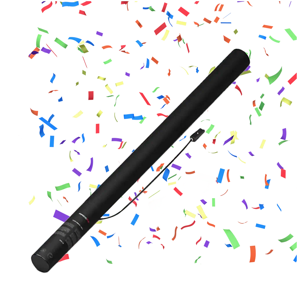 Cannone elettrico per coriandoli MAGIC FX 80 cm - Multicolore