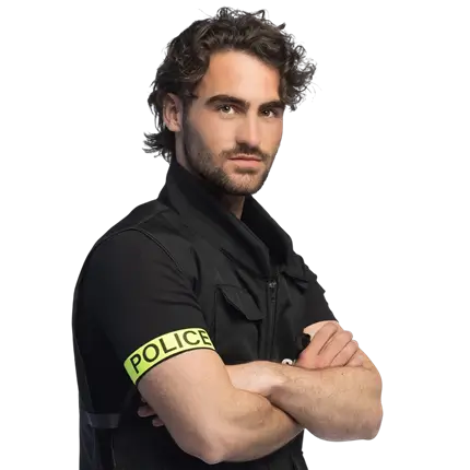 Fascia da braccio della polizia