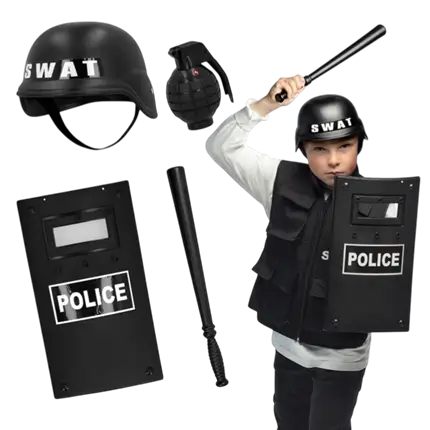 Set SWAT della polizia per bambini