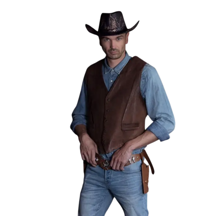 Valigette da cowboy dello sceriffo abbinate