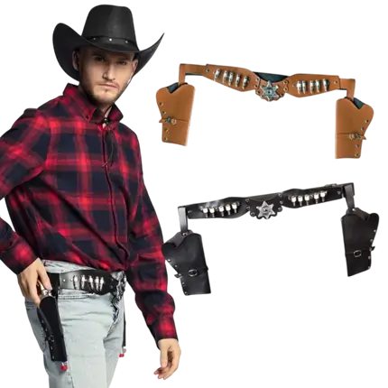 Valigette da cowboy dello sceriffo abbinate