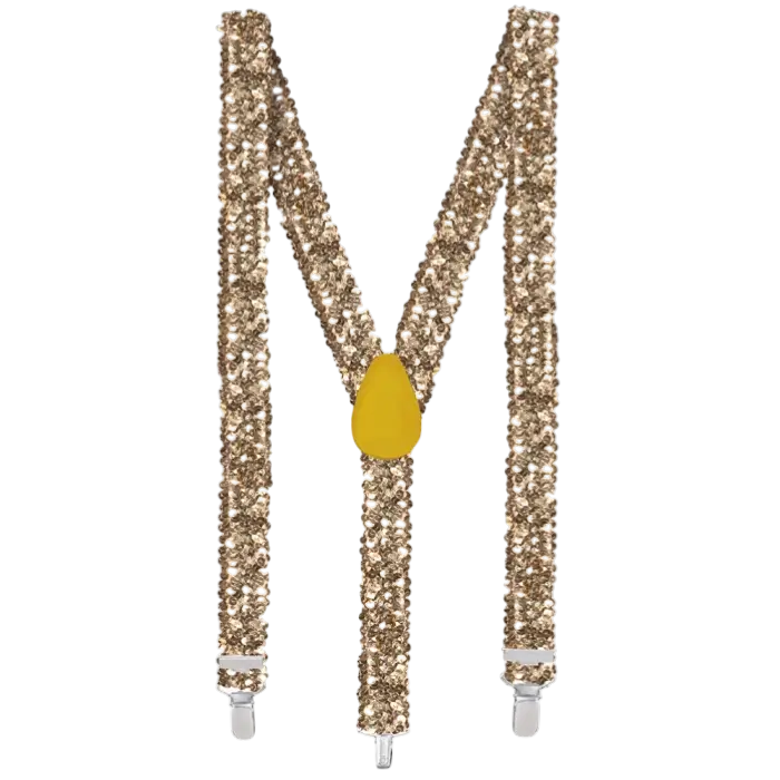 Cinghie di paillettes dorate