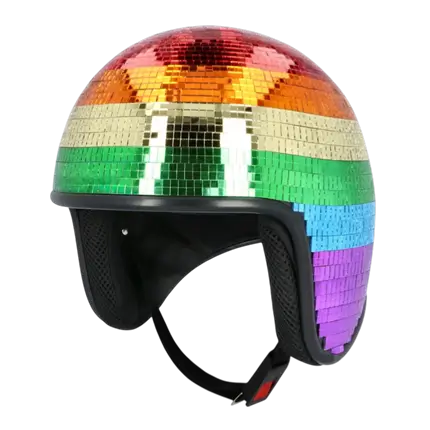 Cuffie da discoteca arcobaleno