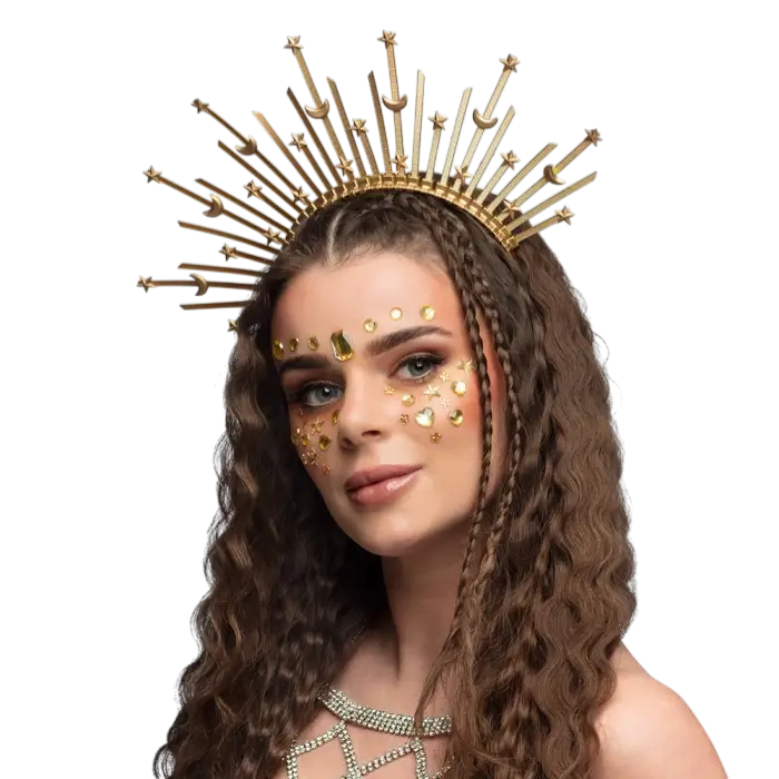 Diadema con corona aureolata Aurora