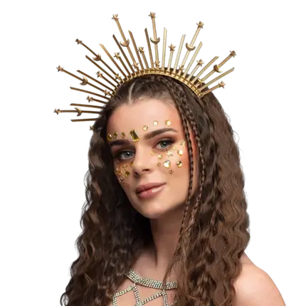 Diadema con corona aureolata Aurora