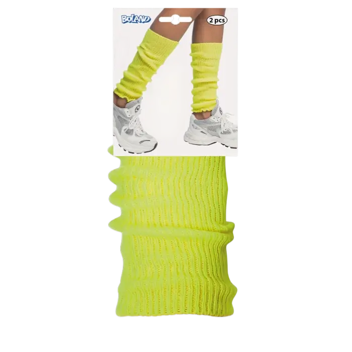 Leggings basic giallo fluo