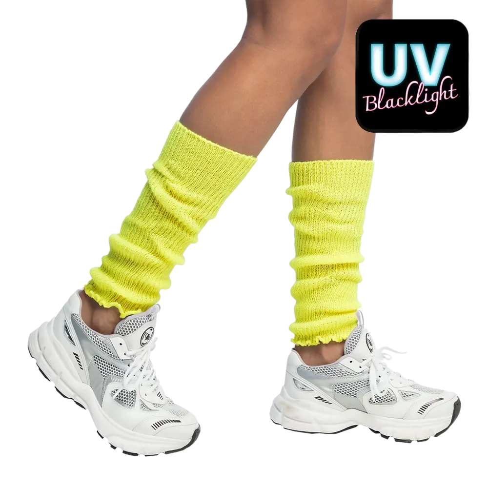 Leggings basic giallo fluo