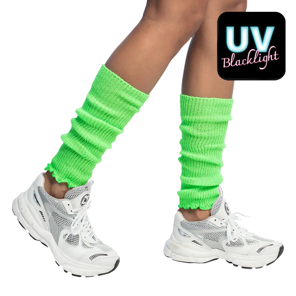 Leggings basic verde fluo
