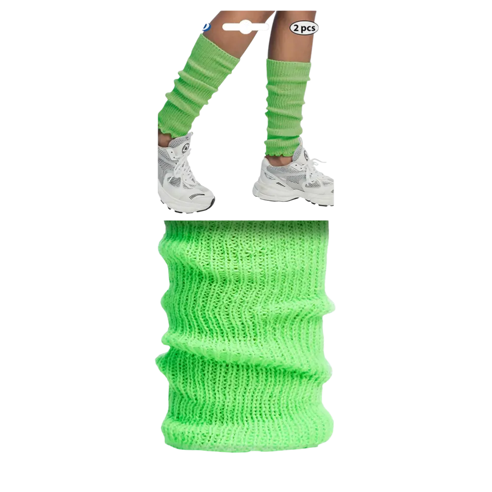 Leggings basic verde fluo