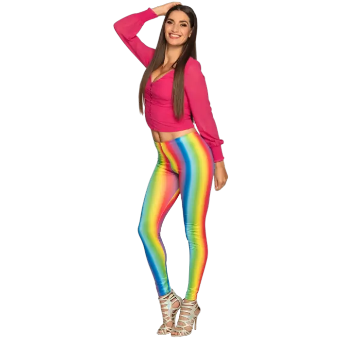Leggings arcobaleno (M)
