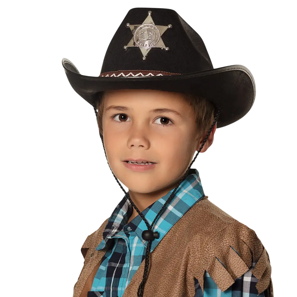Assortimento di cappelli da cowboy da sceriffo per bambini