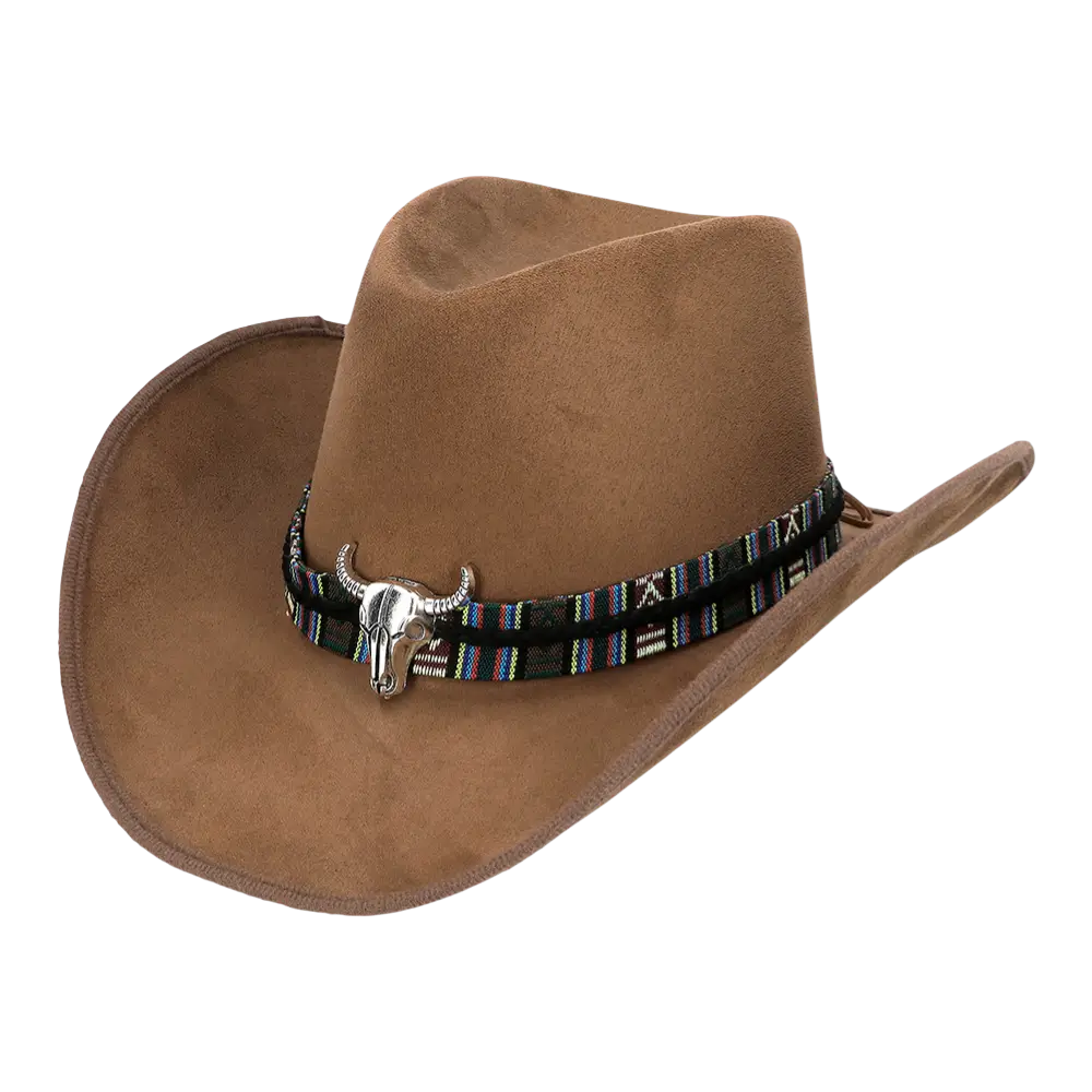 Cappello da cowboy Django marrone