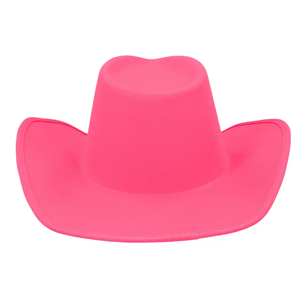 Cappello da cowboy con frange per travestimento “Blaze” – Rosa fluo