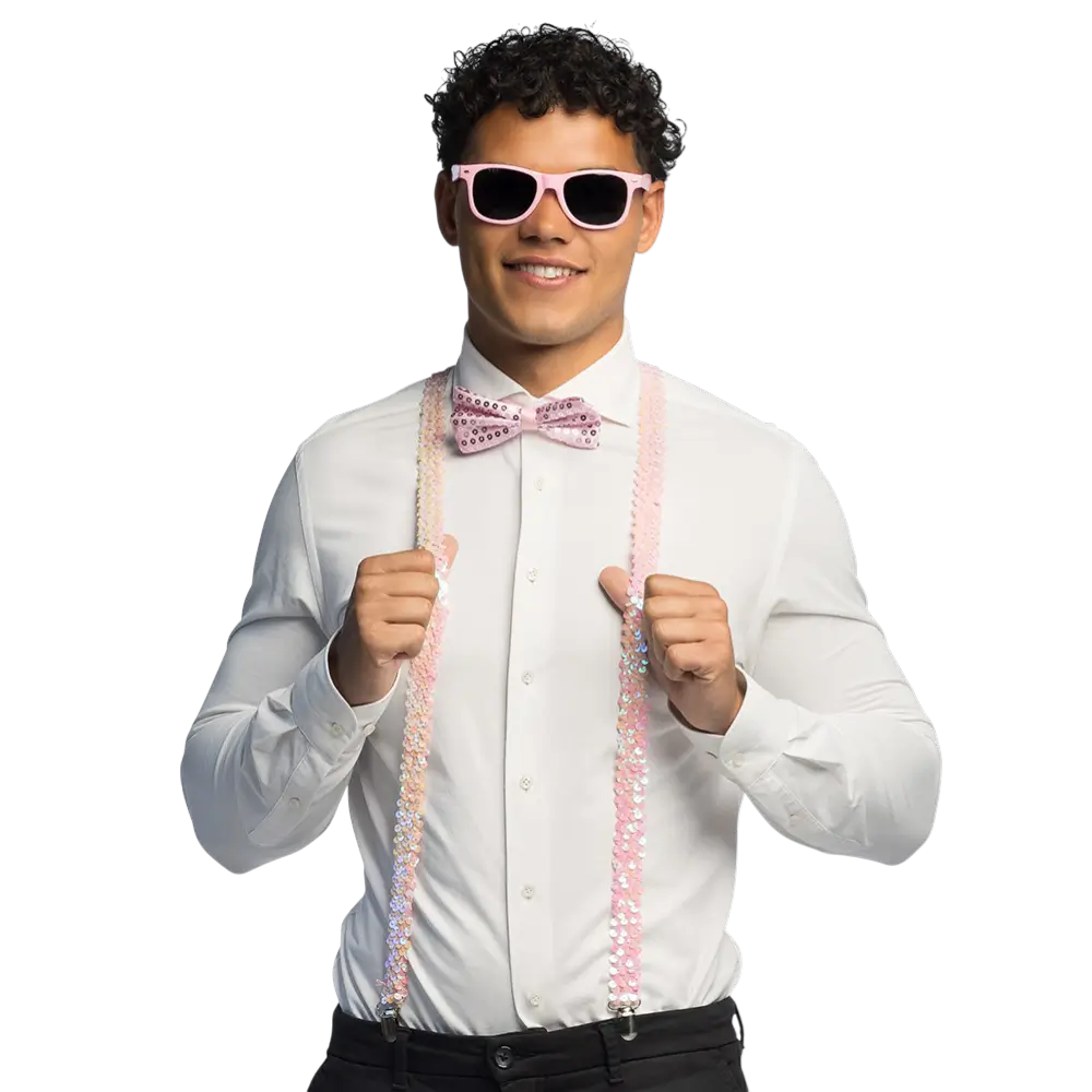 Set di glitter rosa chiaro