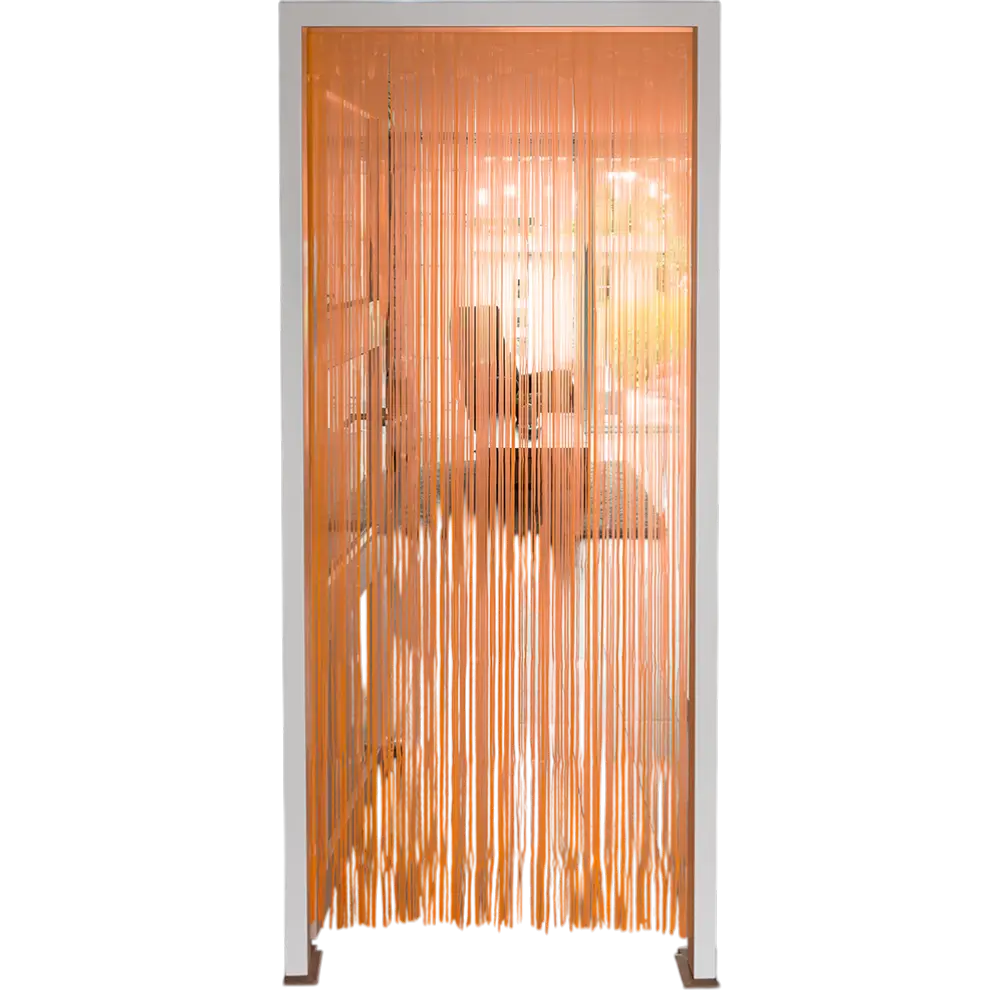 Tenda in alluminio arancione fluo 200x100cm