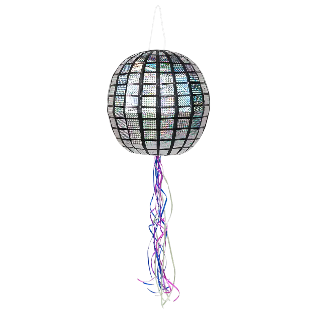 Piñata per tirare la palla da discoteca di 30 cm