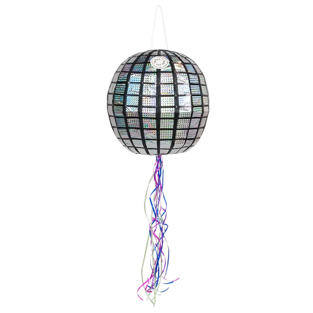 Piñata per tirare la palla da discoteca di 30 cm