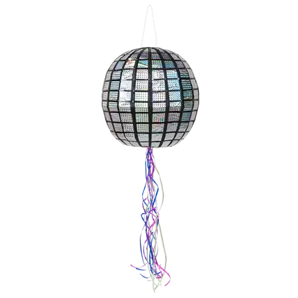 Piñata per tirare la palla da discoteca di 30 cm