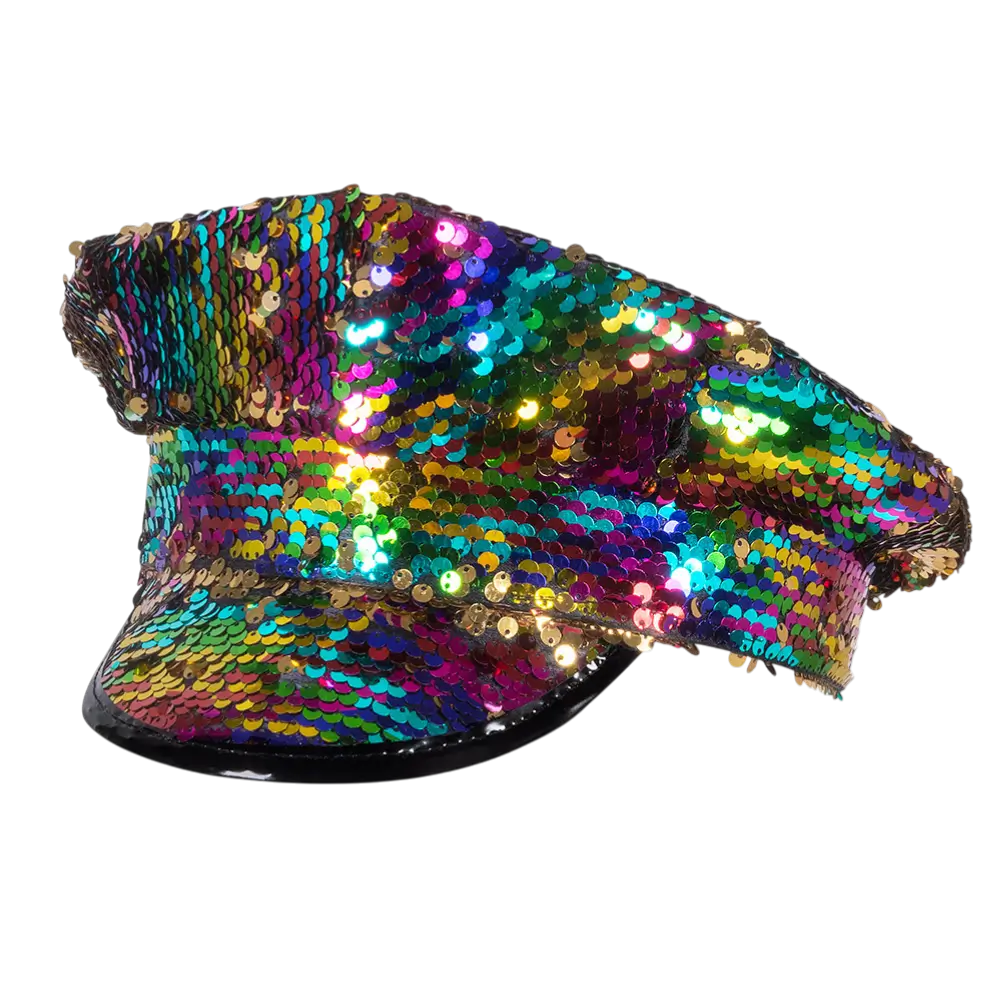 Cappello da capitano con interruttore arcobaleno
