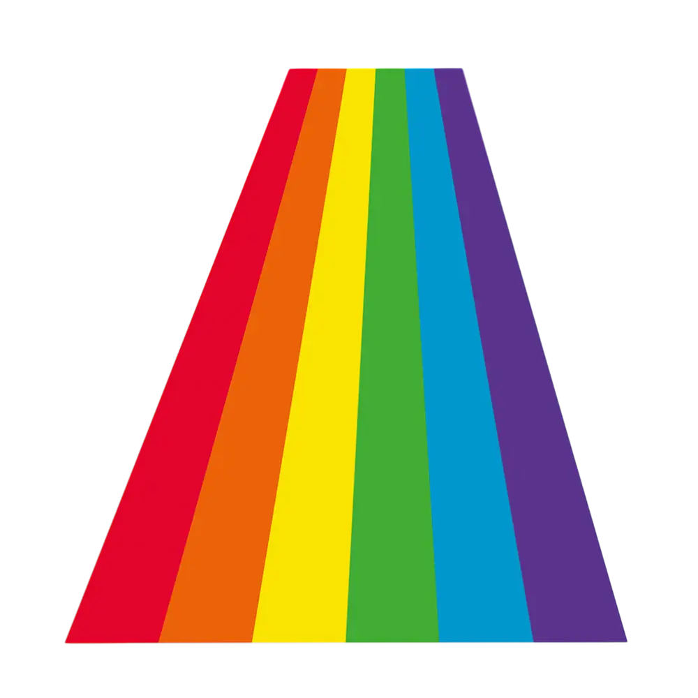 Tappeto arcobaleno (450 x 60 cm)