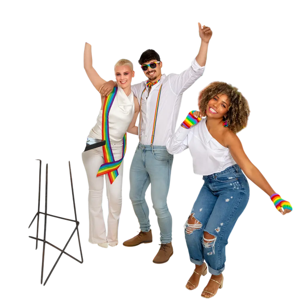 Tappeto arcobaleno (450 x 60 cm)