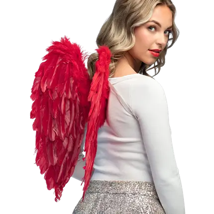 Ali d'angelo rosso divino 50x50cm