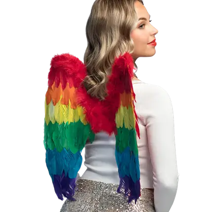 Ali d'angelo Arcobaleno divino 50x50cm