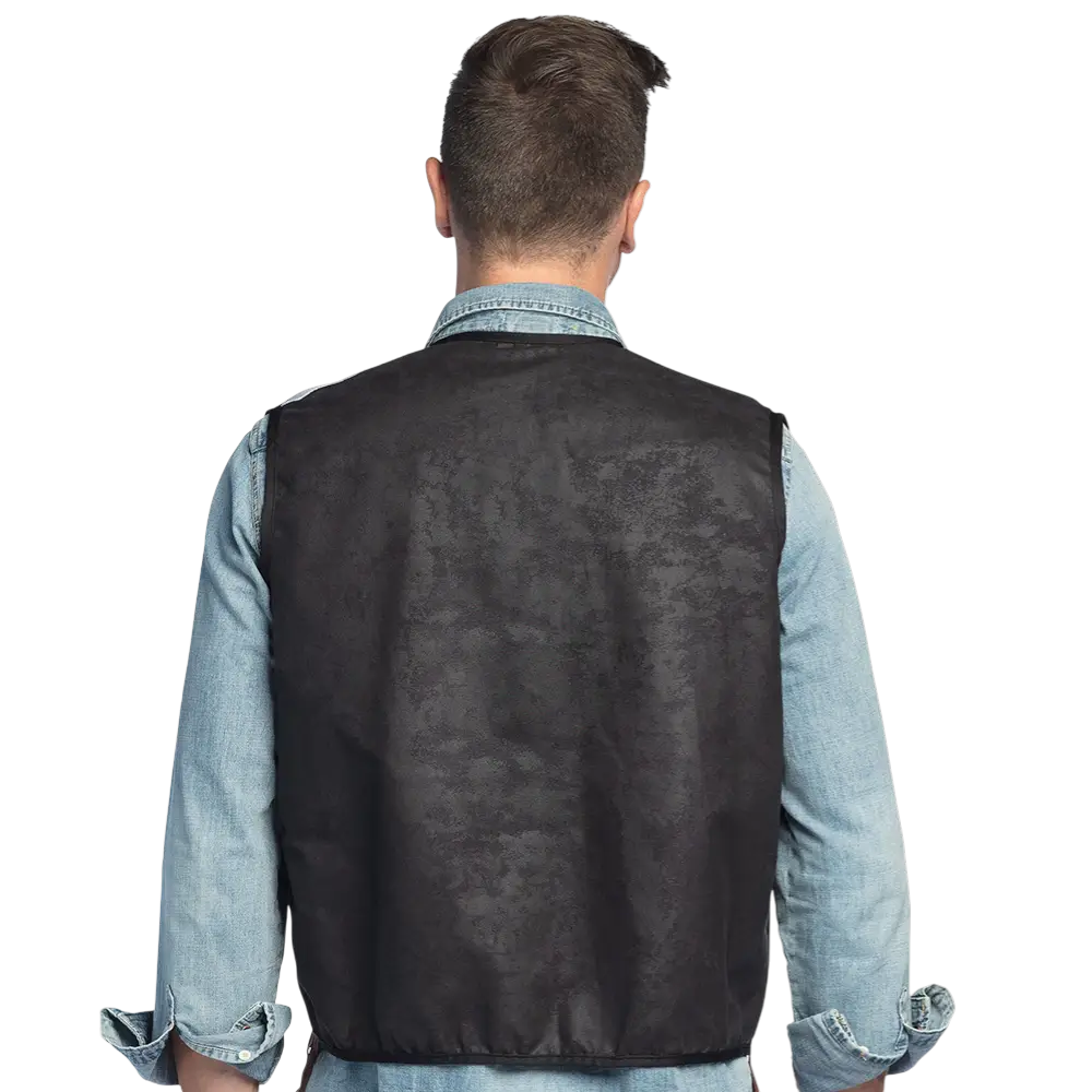 Gilet western nero (L/XL)
