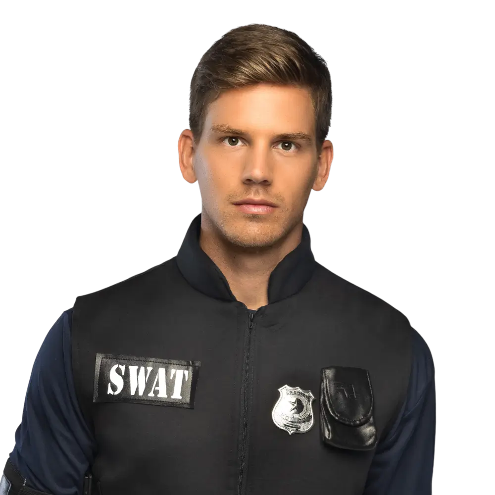 Distintivo in metallo Polizia speciale