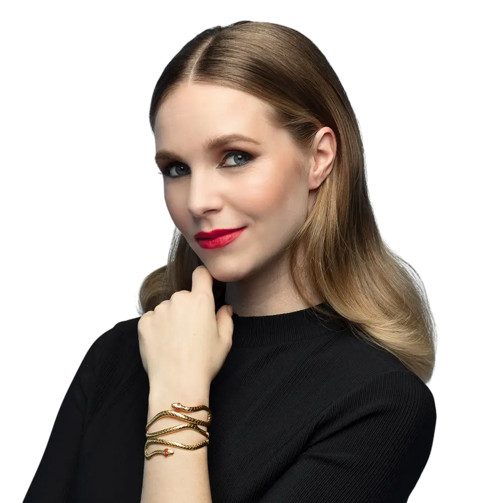 Bracciale con serpenti egiziani