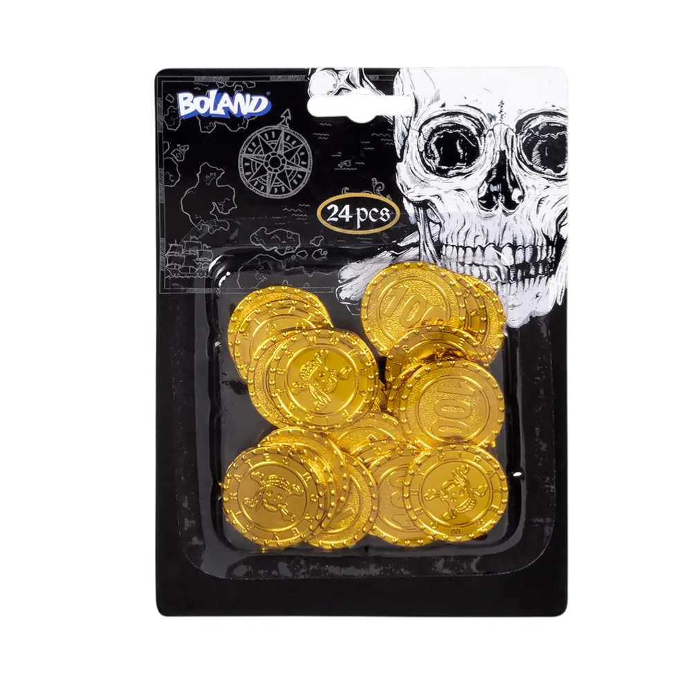 Set di 24 monete pirata
