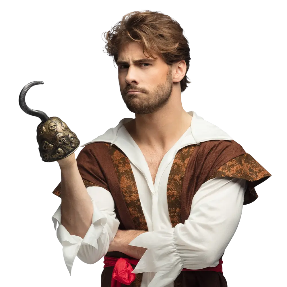 Teschi pirata all'uncinetto