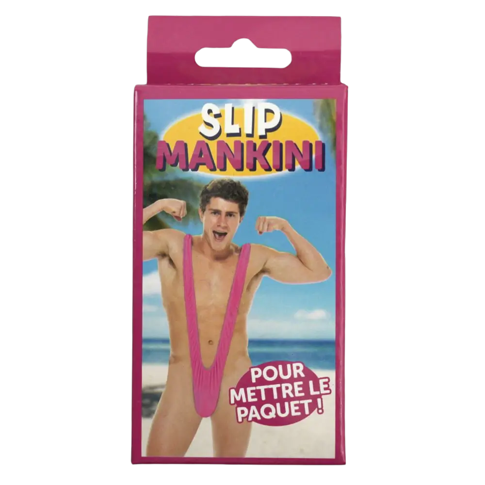 Slip Mankini rosa in stile Borat - EVG e Party Disguise