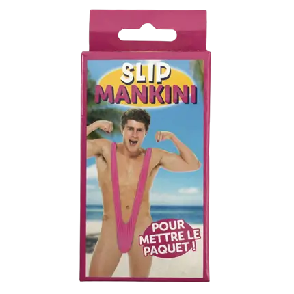 Slip Mankini rosa in stile Borat - EVG e Party Disguise